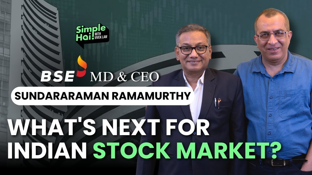 In the latest episode of the Simple Hai! show, veteran finance journalist Vivek Law hosted Sundararaman Ramamurthy, Managing Director and CEO of the Bombay Stock Exchange (BSE), offering a rare glimpse into the mind of a man Law describes as an "architect of the modern stock market".